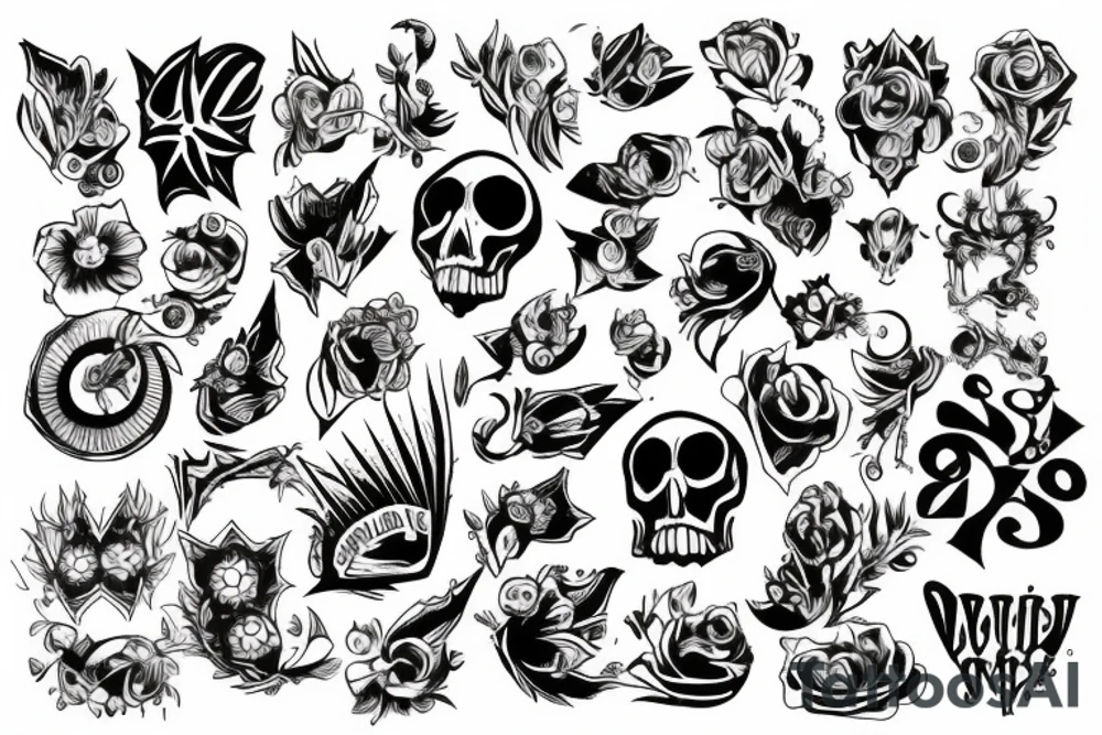 Femine wrist tattoo idea