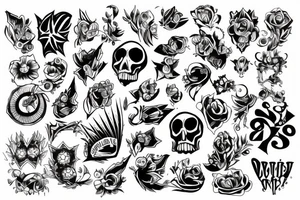 Femine wrist tattoo idea