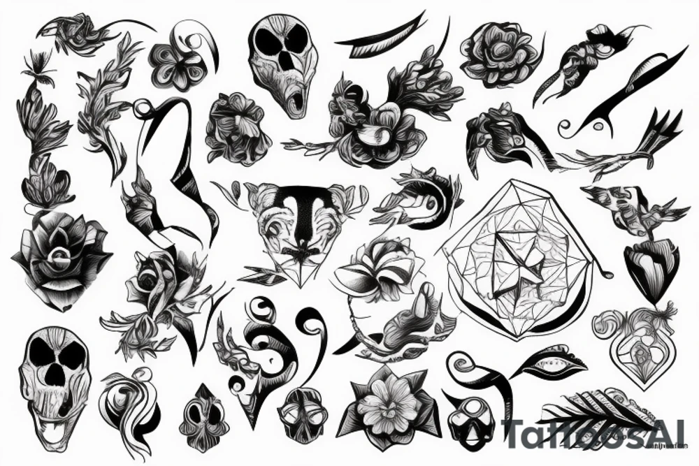 Femine wrist tattoo idea