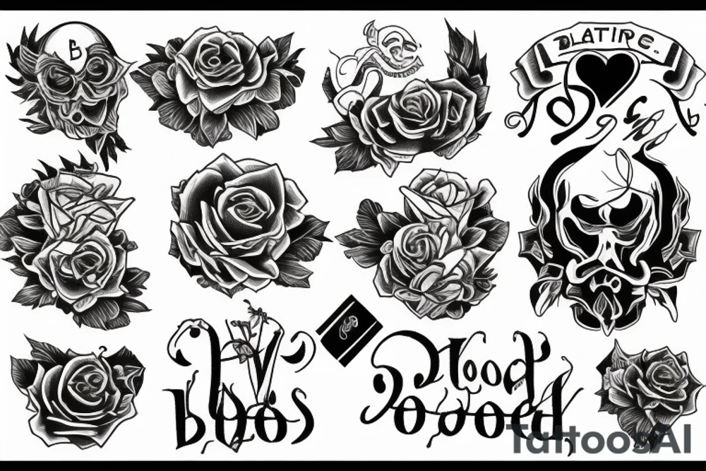 Blood type 0rH- tattoo idea