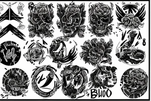 Blood type 0rH- tattoo idea