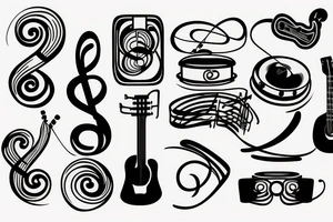 Music tattoo idea