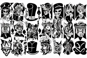 Magician hat tattoo idea