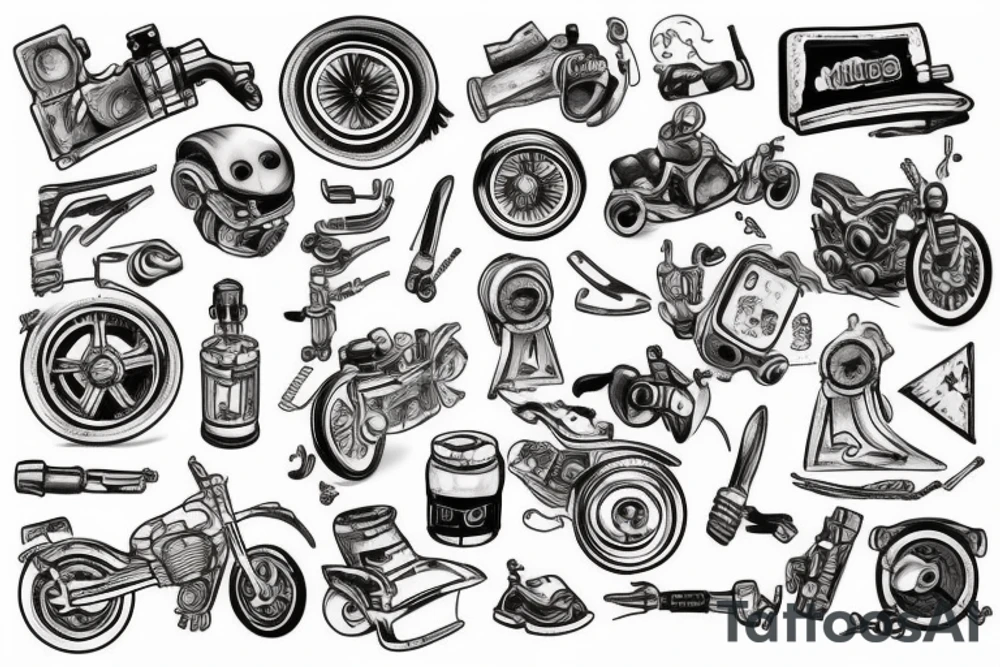 Mechanic tattoo idea