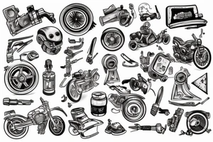 Mechanic tattoo idea