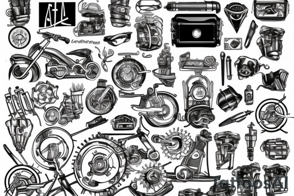 Mechanic tattoo idea