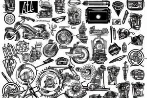 Mechanic tattoo idea