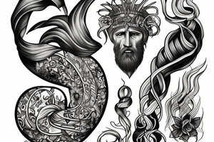 Meduza zeus greek mithology tattoo idea