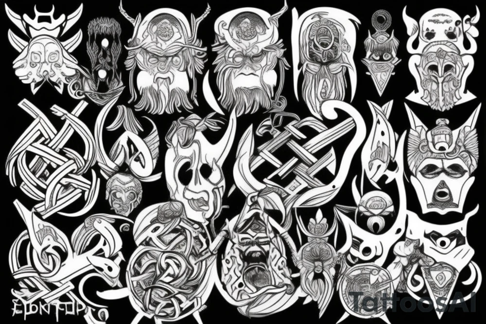 Odin tattoo idea