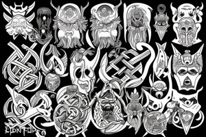 Odin tattoo idea