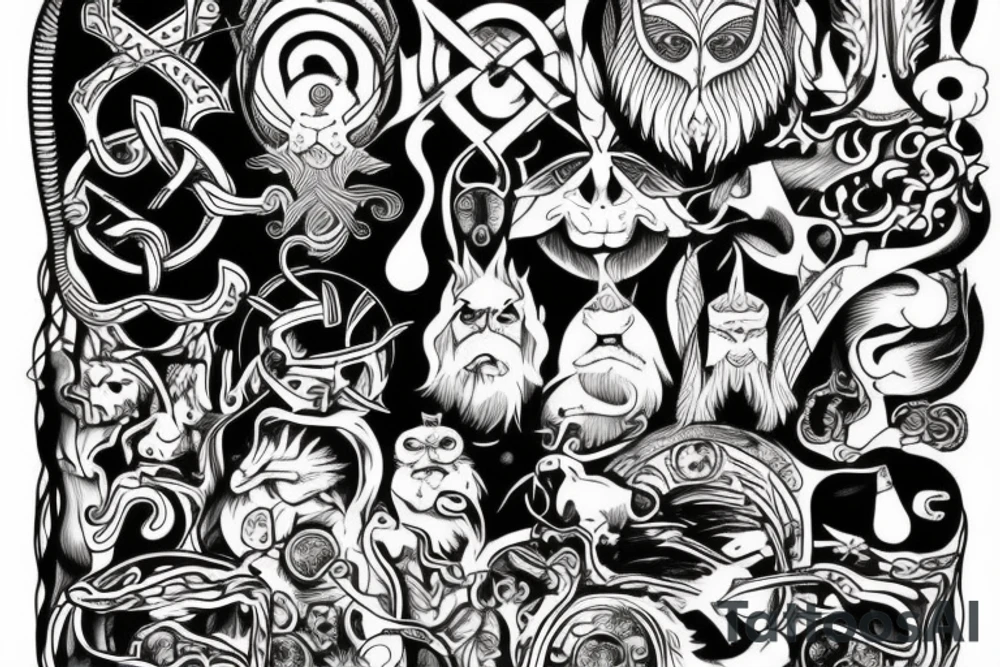 Odin tattoo idea