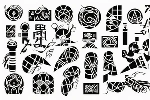 Ak47 Japanese culture tattoo idea