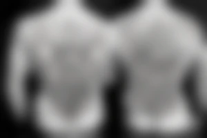 Bond between father and his two sons tattoo idea