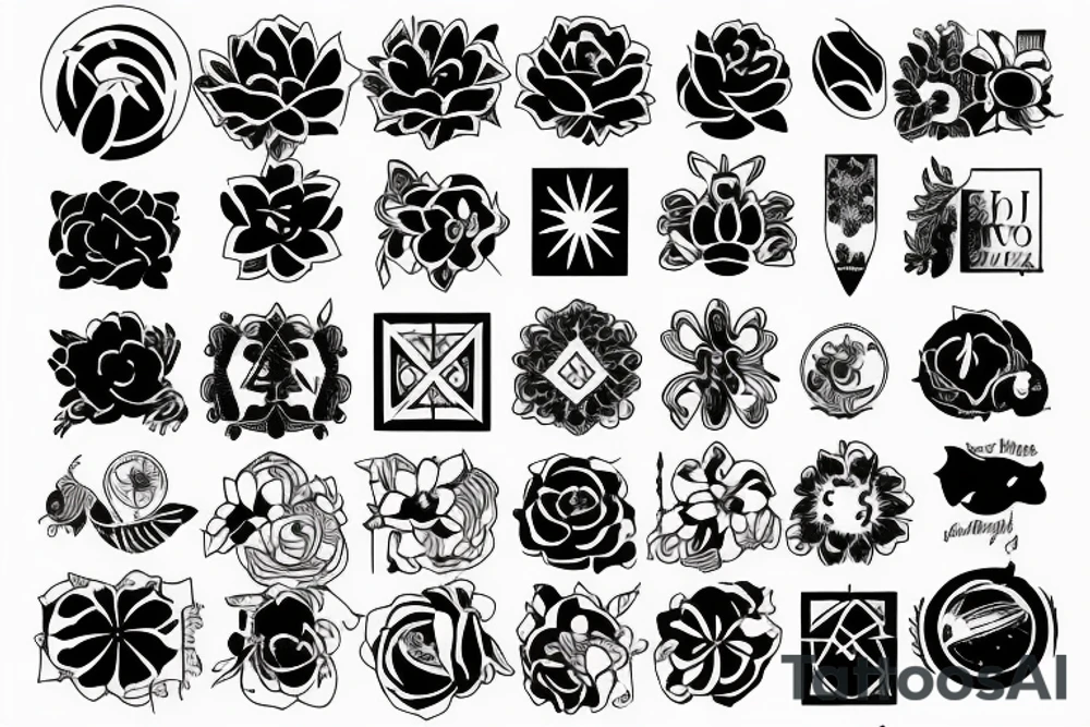 A small number tattoo idea