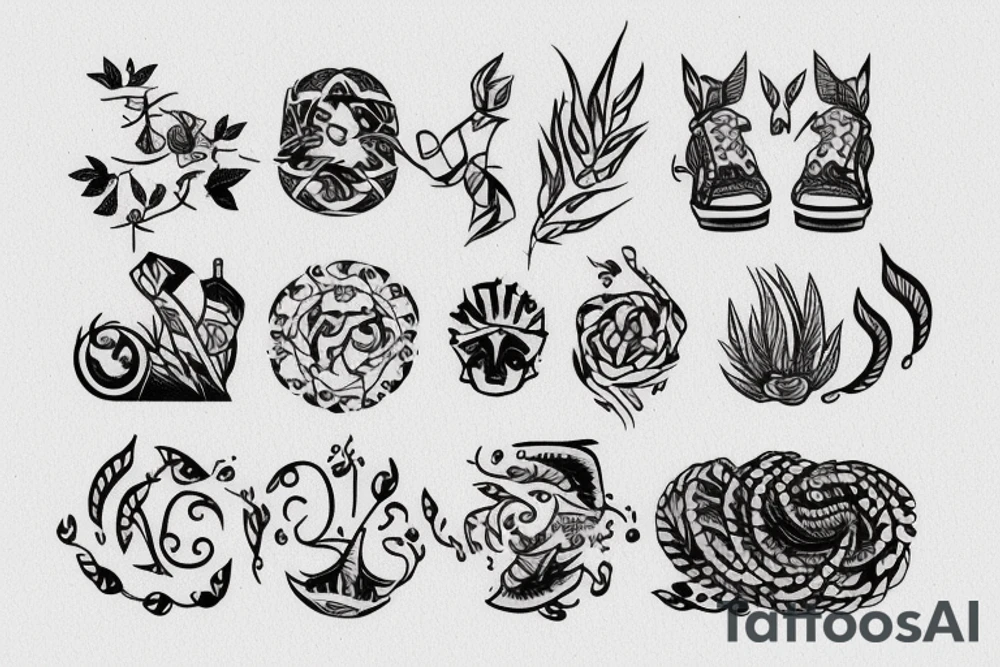 A small number tattoo idea