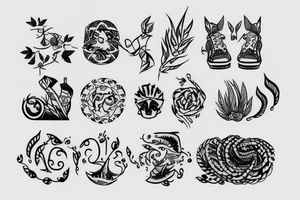 A small number tattoo idea