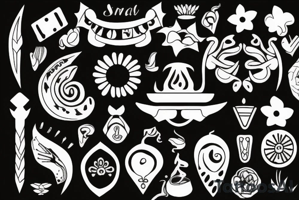 A small number tattoo idea
