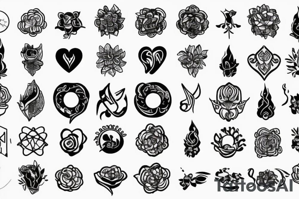A small number tattoo idea