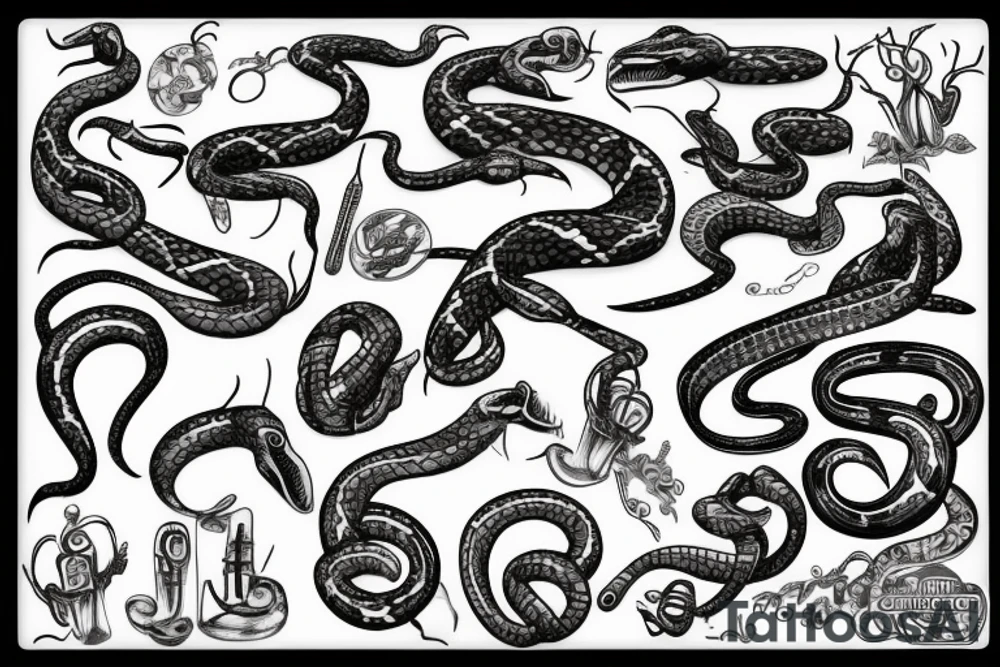 Snake tattoo idea