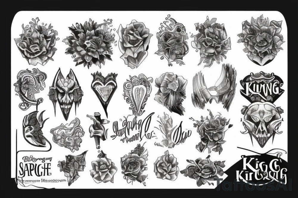 King tattoo tattoo idea