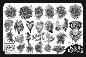King tattoo tattoo idea