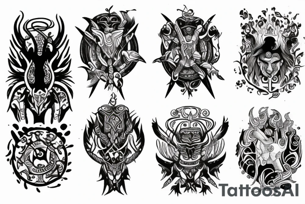 Slavic mythology tattoo idea
