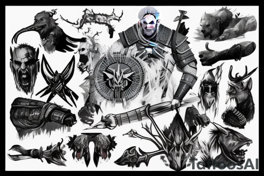 The witcher 3 tattoo idea