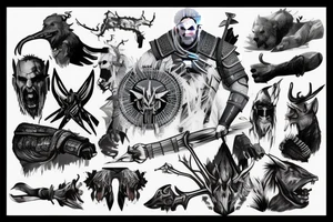 The witcher 3 tattoo idea