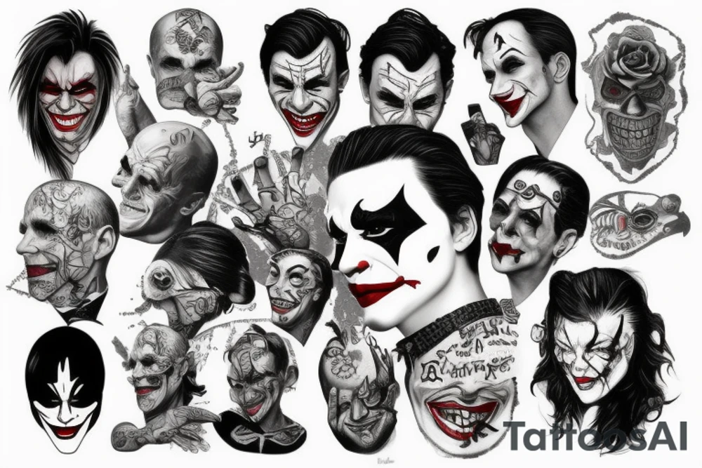 Joker film tattoo idea