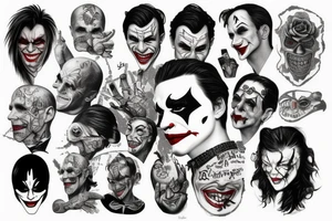 Joker film tattoo idea