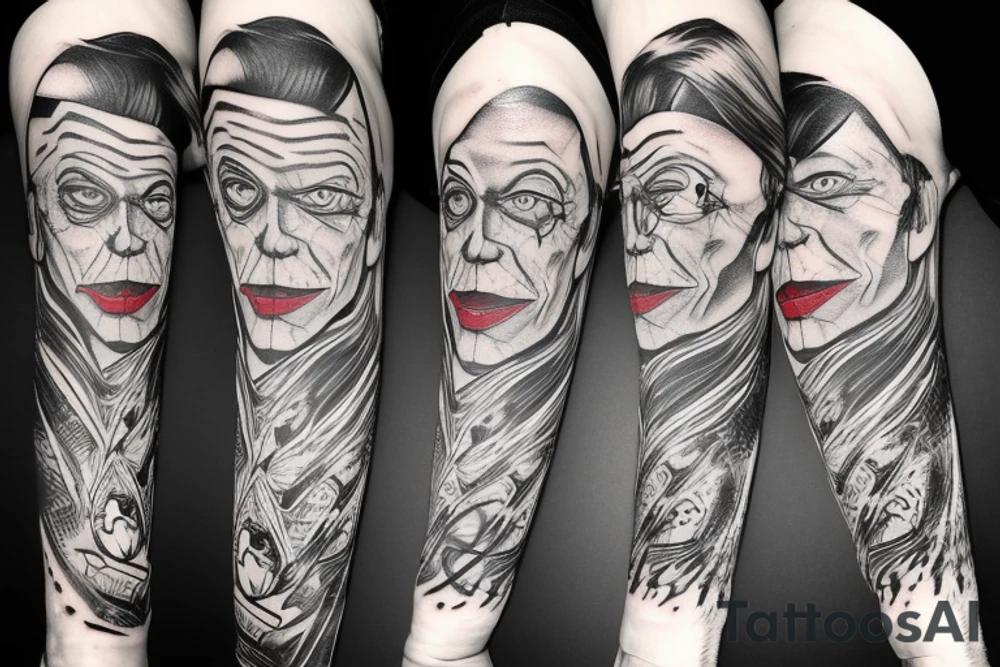 Joker film tattoo idea