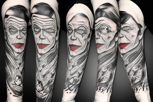 Joker film tattoo idea