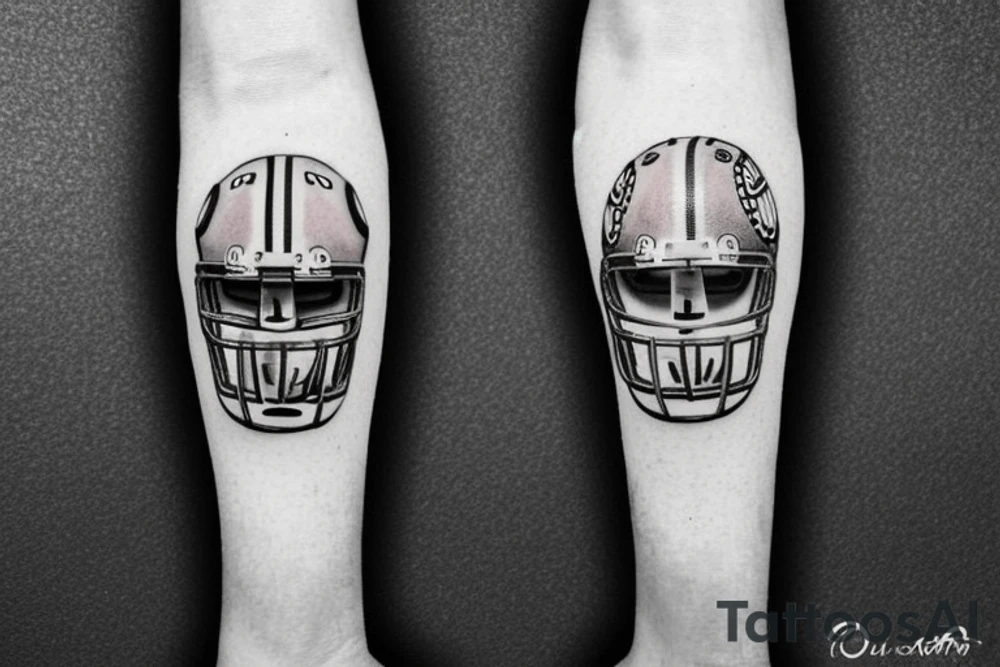 Football tattoo idea