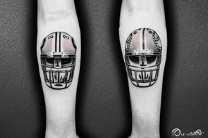 Football tattoo idea