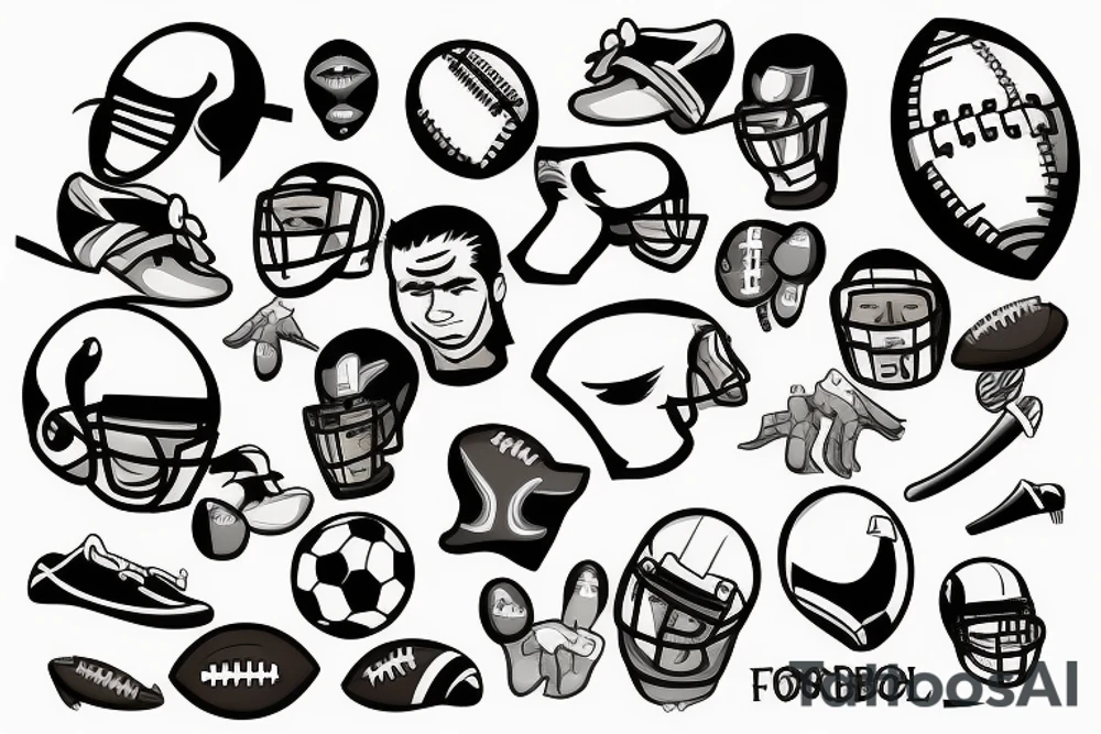 Football tattoo idea