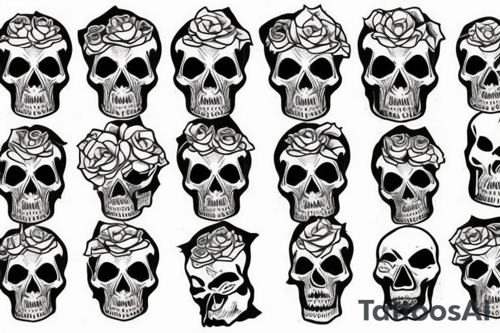 skull tattoo idea