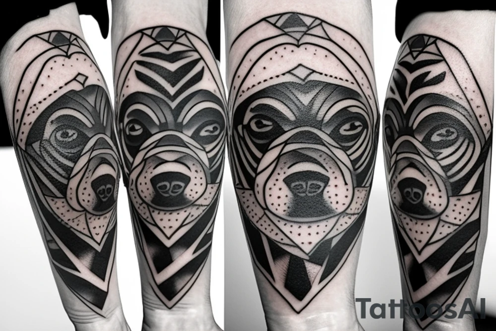 Dog passed away remember loved one tattoo idea