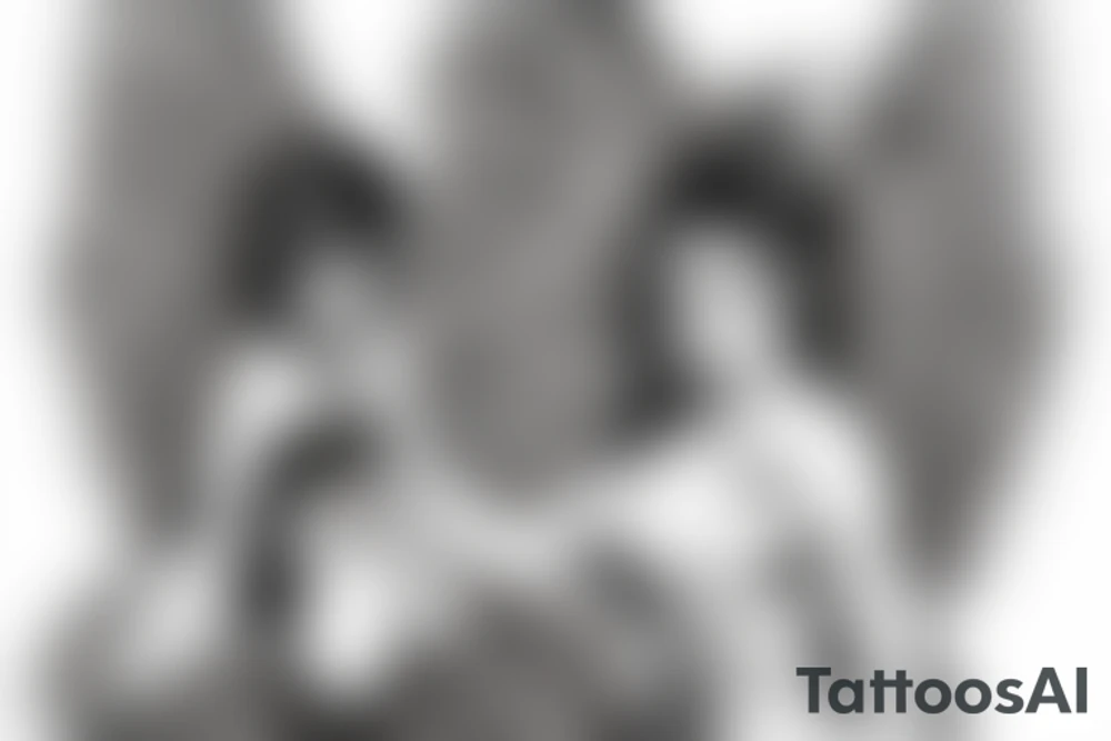 fallen angel lucyfer runs tattoo idea