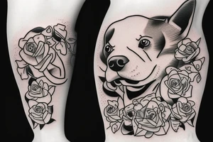 Dog passed away remember loved one tattoo idea