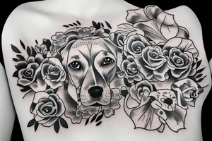 Dog passed away remember loved one tattoo idea