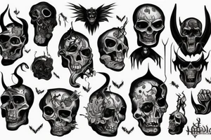 Hades ruled the world of the dead, tattoo idea