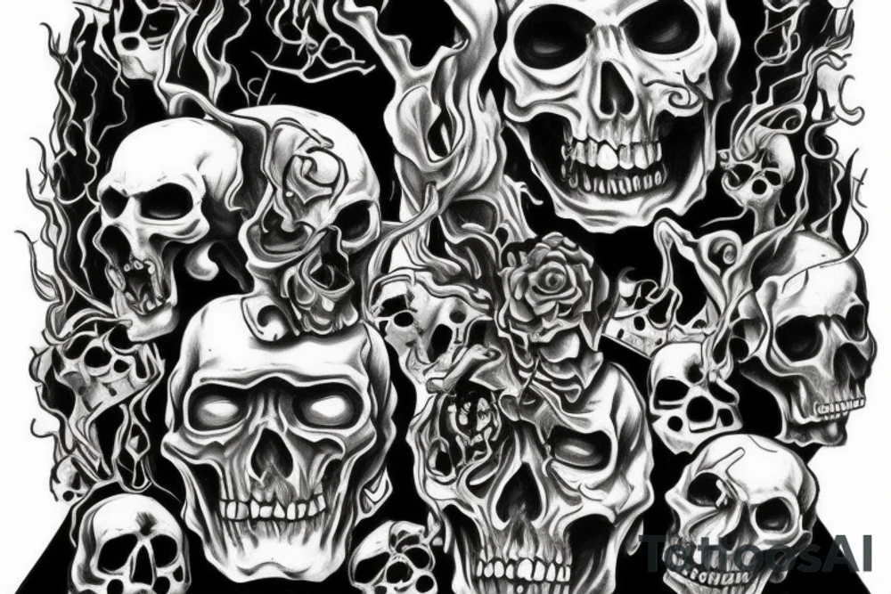 Hades ruled the world of the dead, tattoo idea