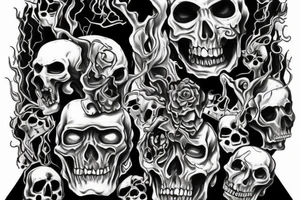Hades ruled the world of the dead, tattoo idea
