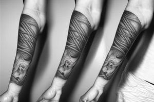 rope, climbing, clip hook tattoo idea