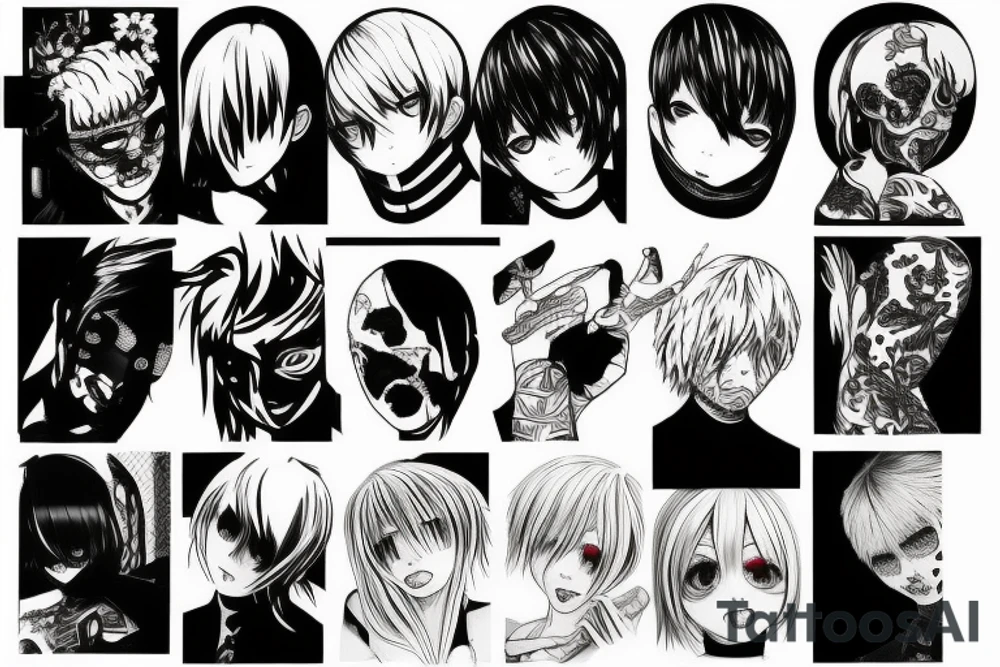 Tokyo ghoul tattoo idea