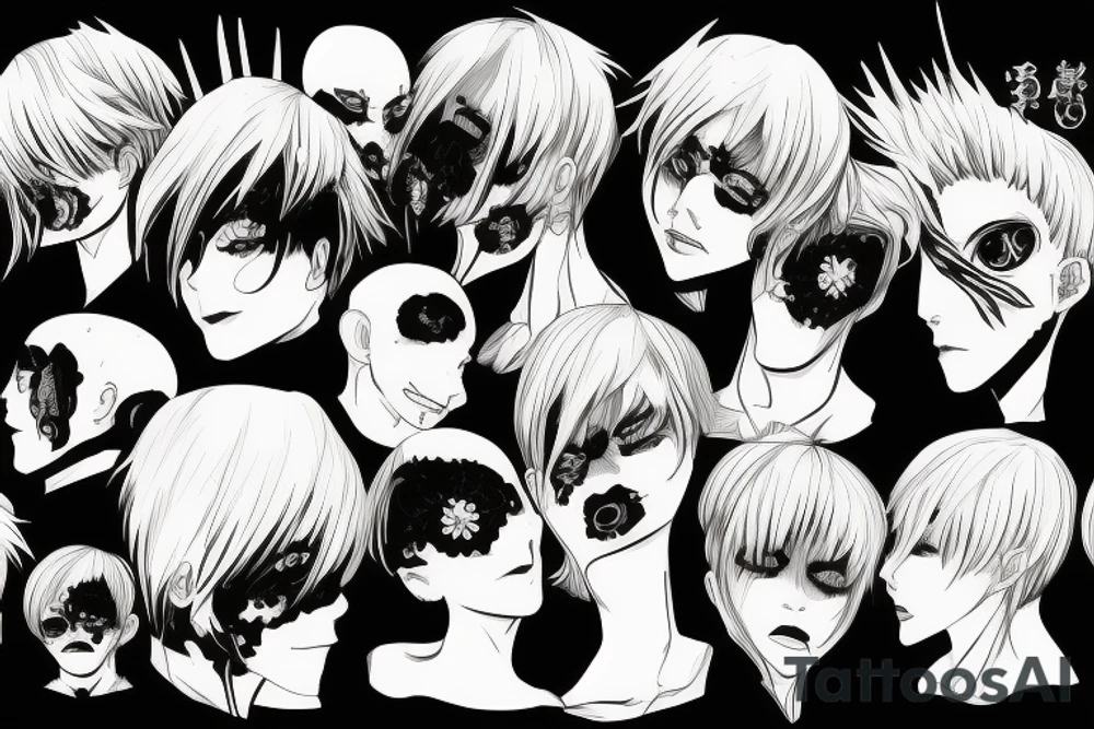 Kaneki Ken z rize tattoo idea