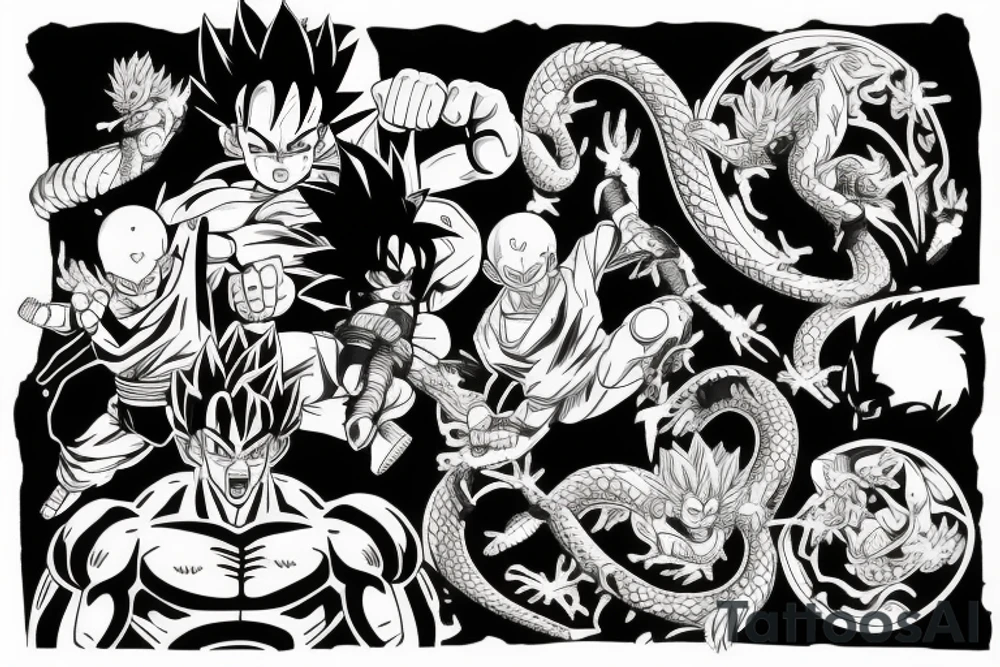 Dragonball tattoo idea