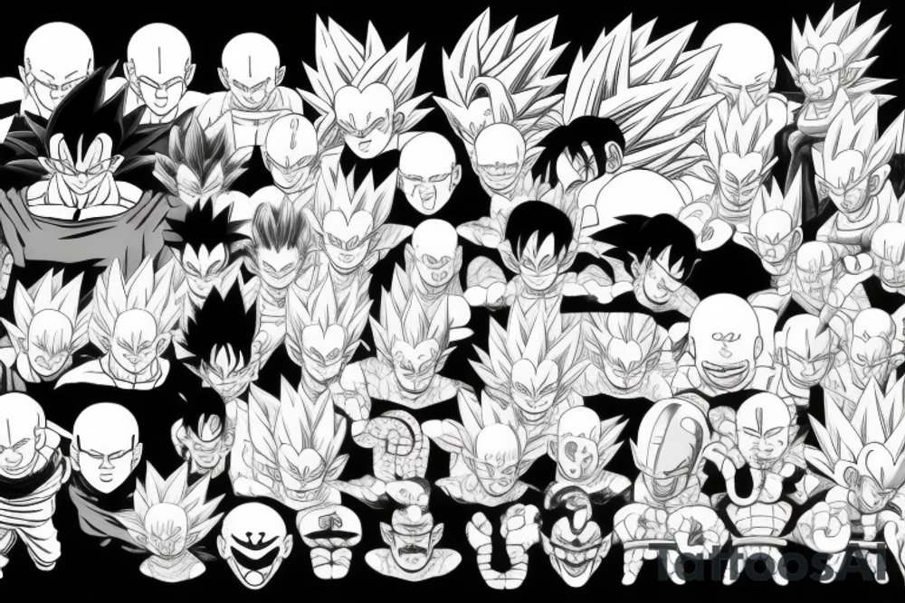 Dragonball tattoo idea