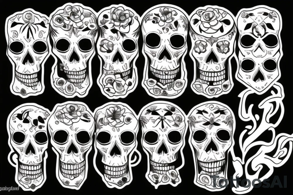 skull tattoo idea