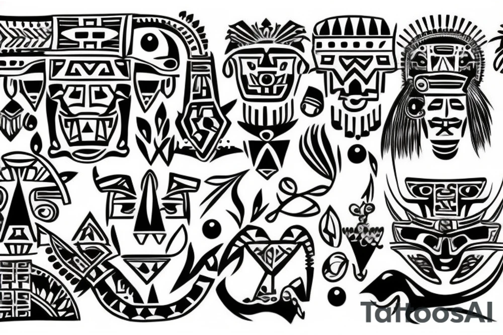 Aztec tattoo idea